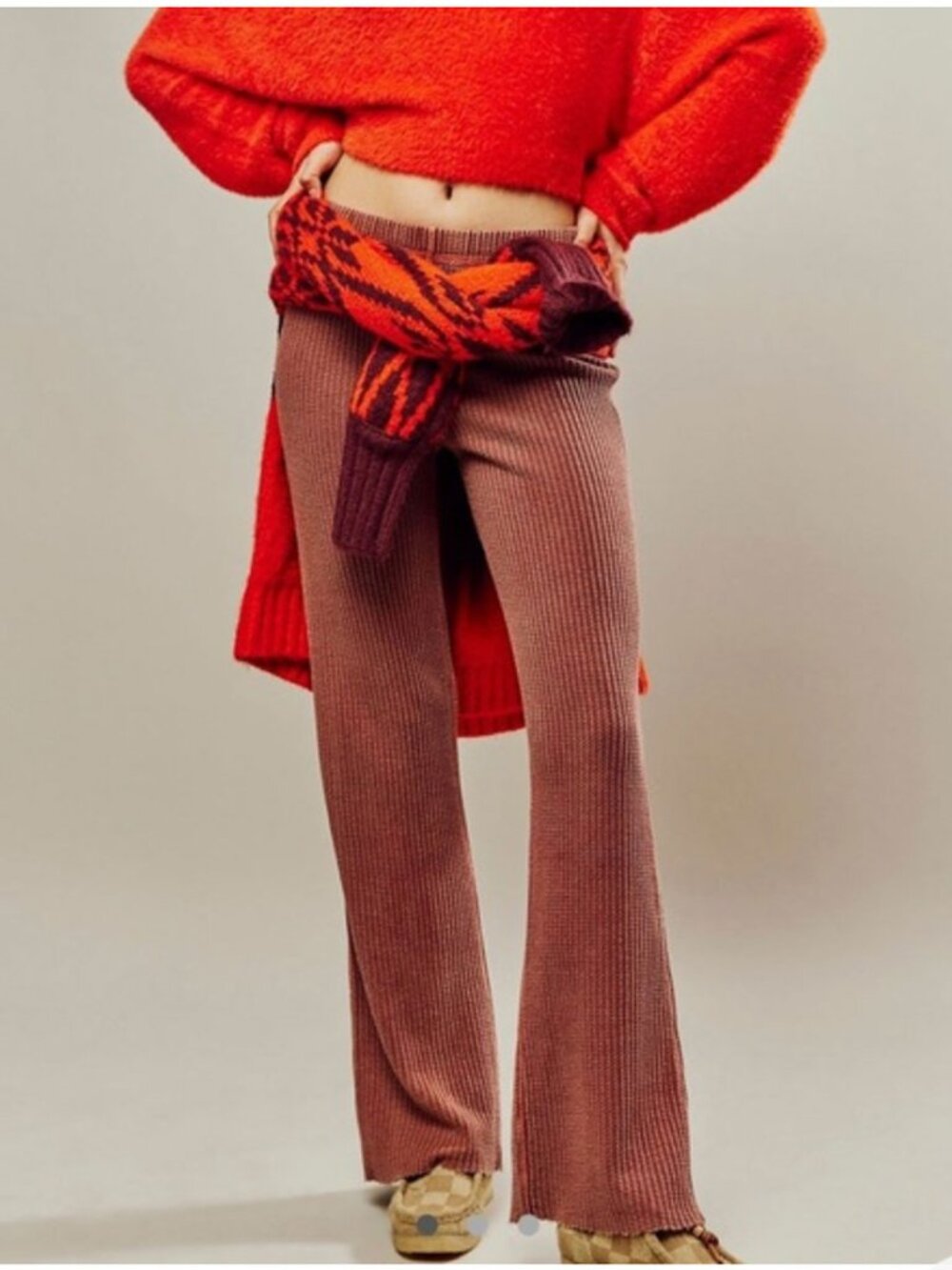 Free People Marlo Thermal Pants Size M